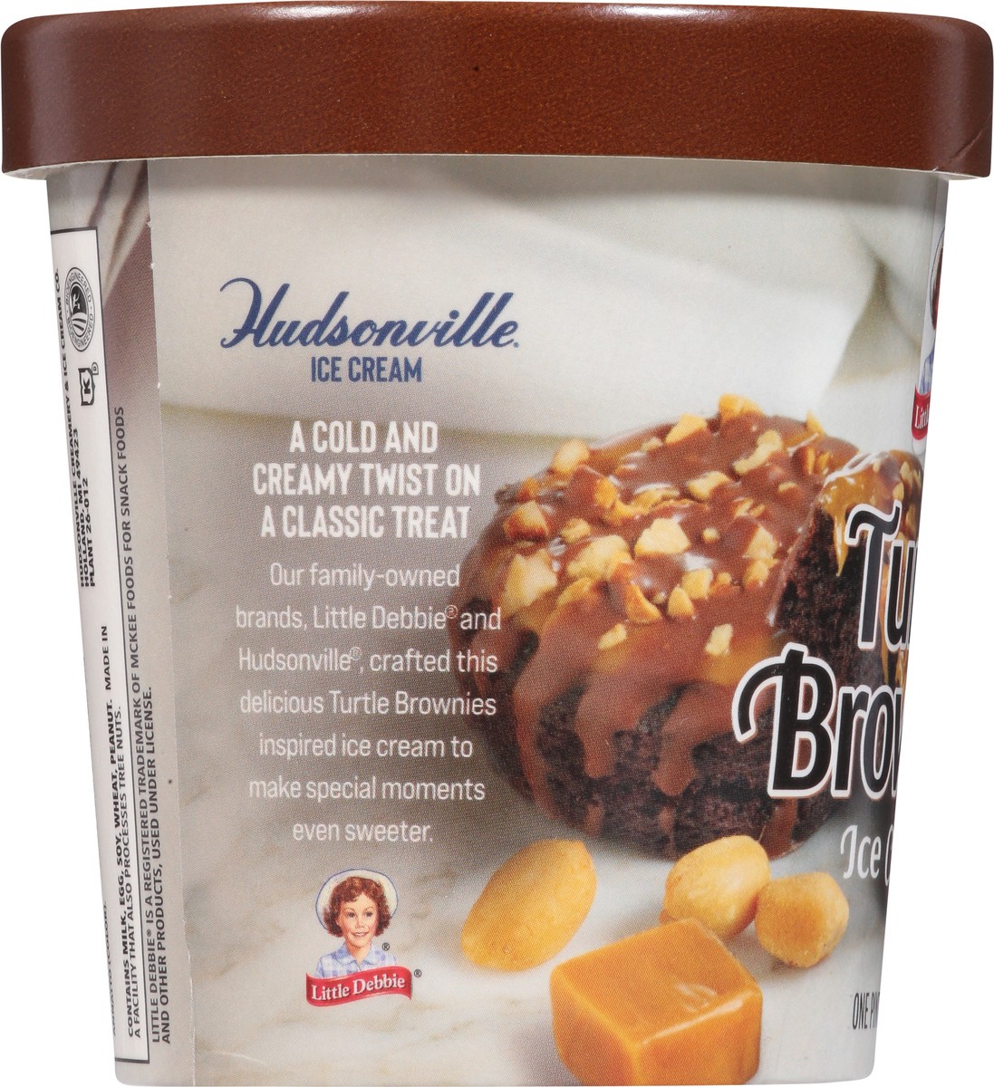 slide 12 of 14, Little Debbie Turtle Brownie Ice Cream 1 pt, 1 pint