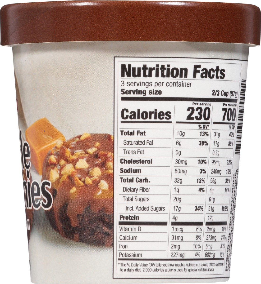 slide 10 of 14, Little Debbie Turtle Brownie Ice Cream 1 pt, 1 pint