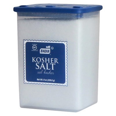 slide 1 of 1, Badia Kosher Salt, 8 oz