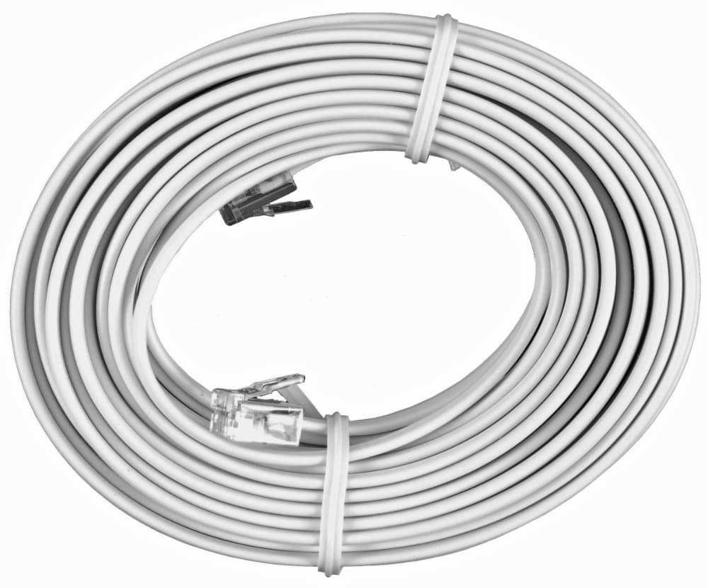 slide 1 of 2, Ge 25ft Phone Cord, 25 ft
