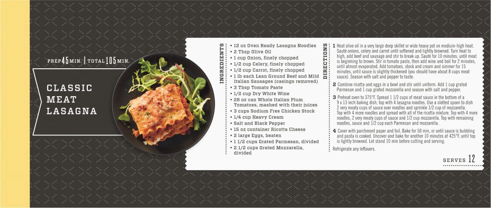 slide 2 of 3, Kroger Oven Ready Lasagna Noodles, 12 oz