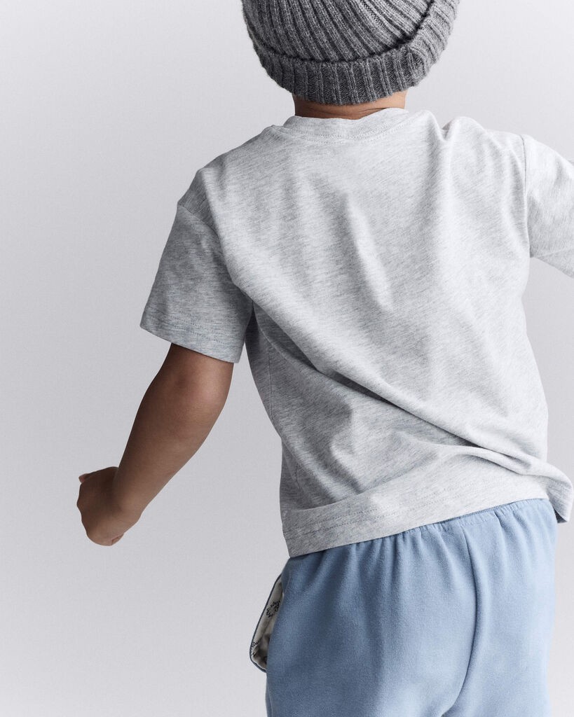 slide 3 of 6, Otteravenue Toddler Short-Sleeve Relaxed Tee - Heather Grey Heather Grey 2T, 1 ct