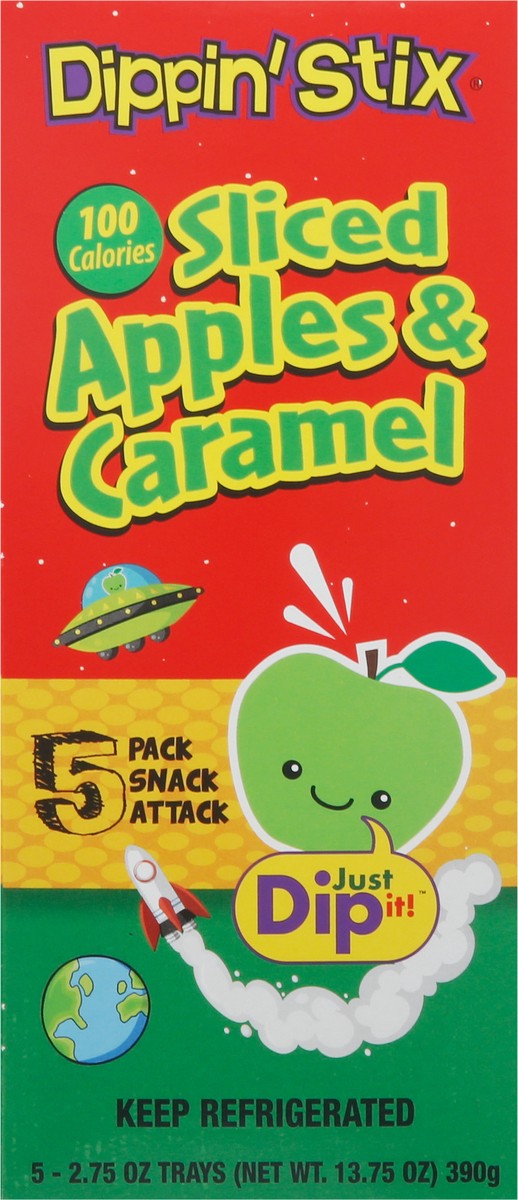 slide 7 of 9, Dippin'Stix Sliced Apples & Caramel 5 - 2.75 oz Trays, 2.75 oz