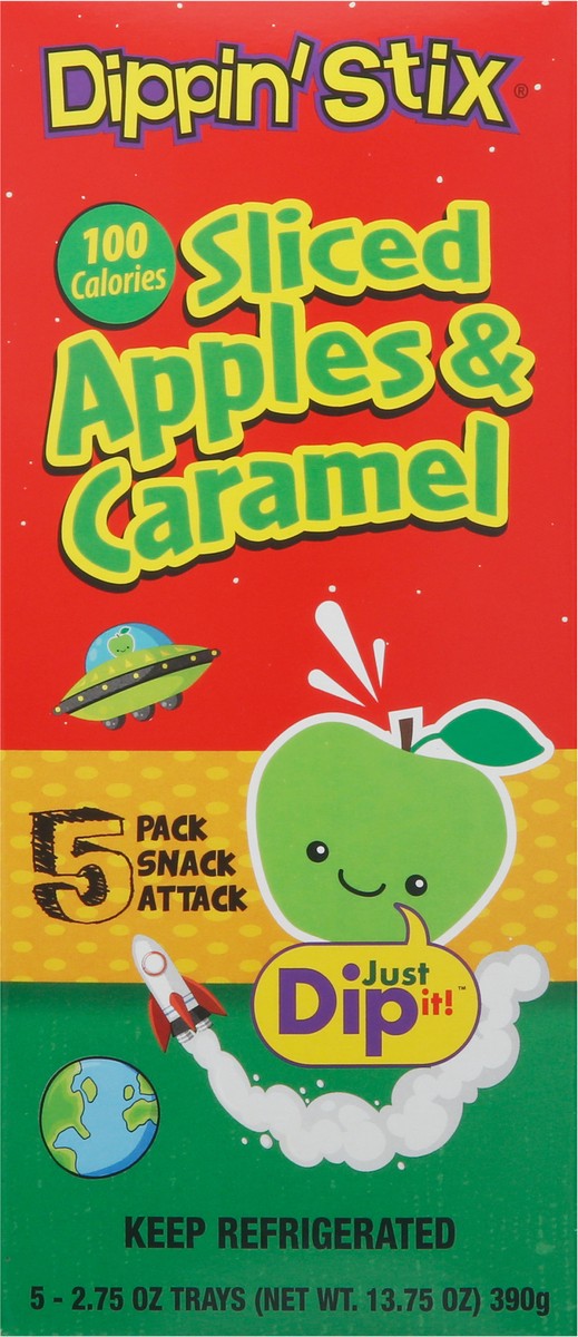 slide 8 of 9, Dippin'Stix Sliced Apples & Caramel 5 - 2.75 oz Trays, 2.75 oz
