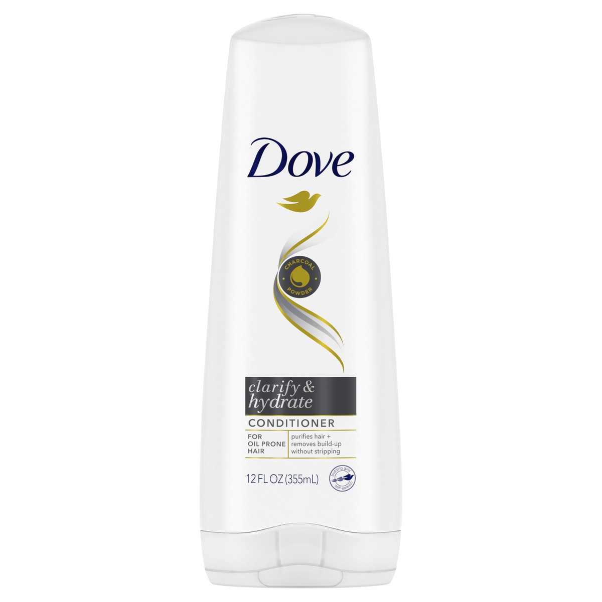 slide 1 of 3, Dove Hair Conditioner Clarify & Hydrate, 12 oz, 12 oz