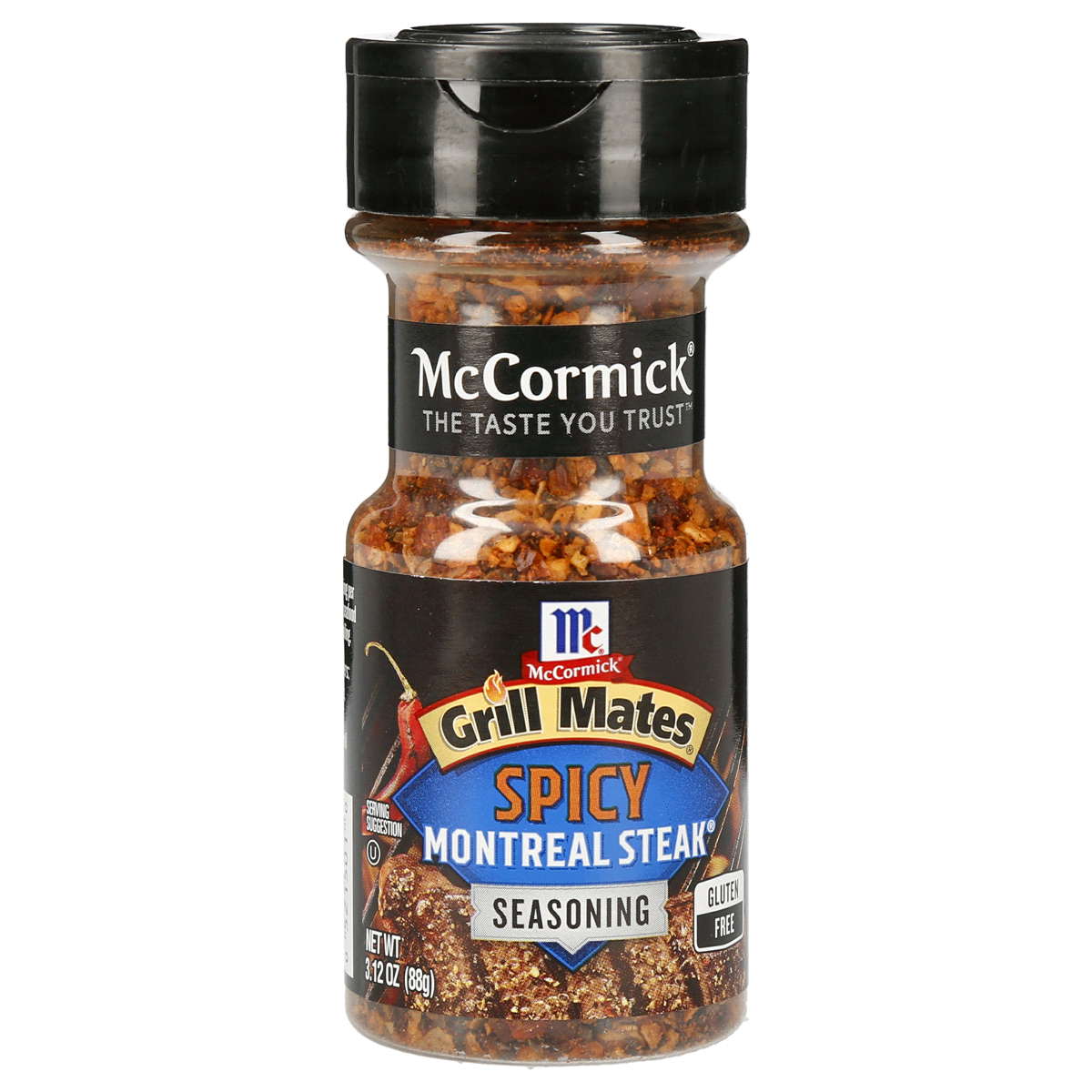 slide 1 of 6, McCormick Grill Mates Spicy Montreal Steak Seasoning, 3.12 oz