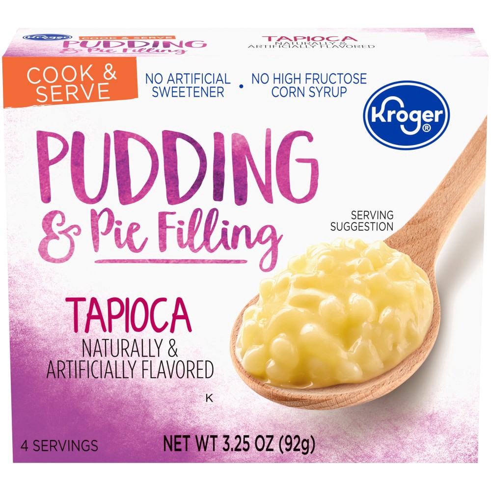 slide 1 of 3, Kroger Tapioca Pudding & Pie Filling - 3.25 oz, 3.25 oz