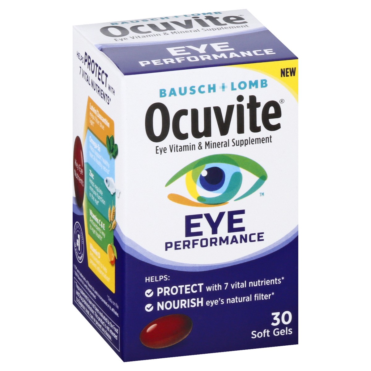 slide 2 of 13, Ocuvite Eye Performance 30 ea, 30 ct