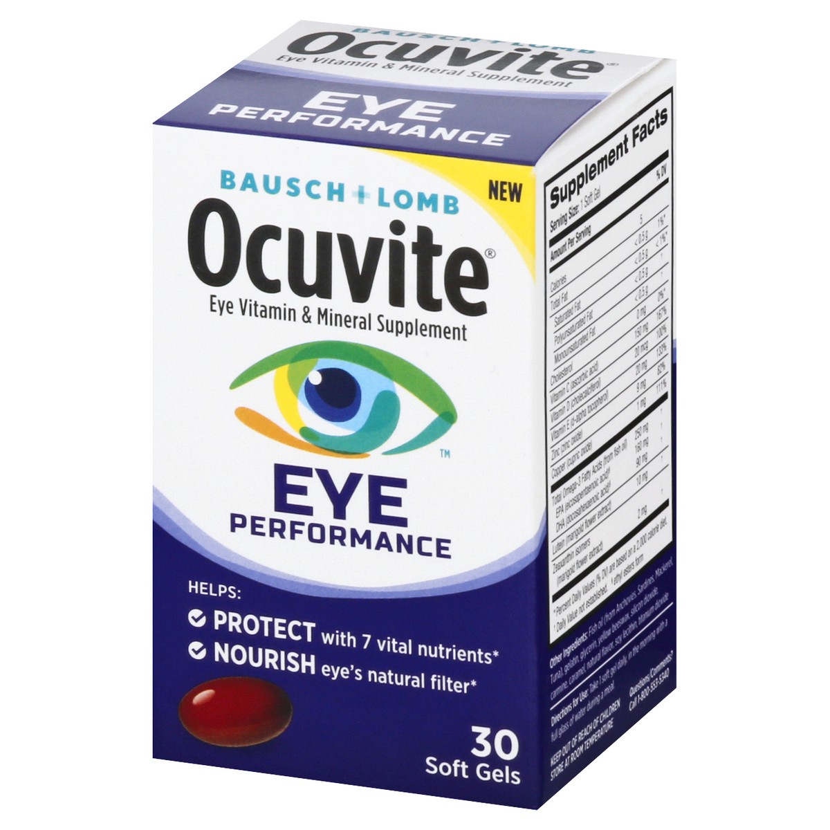 slide 3 of 13, Ocuvite Eye Performance 30 ea, 30 ct