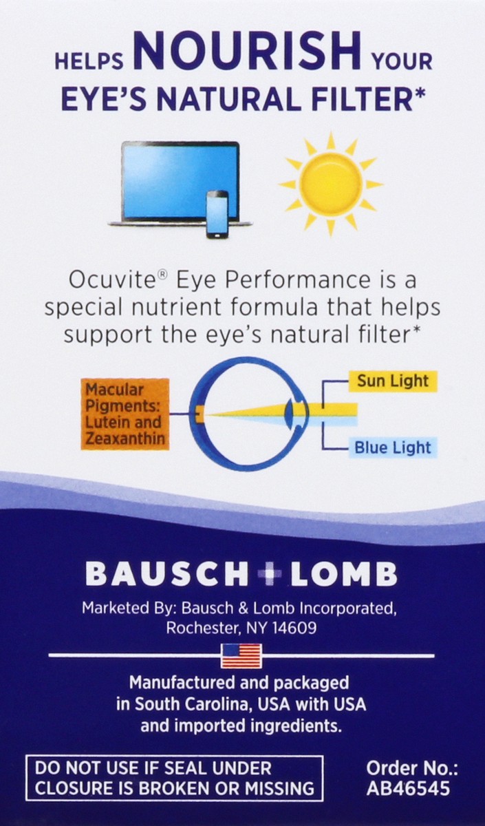 slide 9 of 13, Ocuvite Eye Performance 30 ea, 30 ct