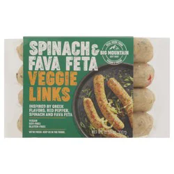 Big Mountain Foods Spinach & Fava Feta Veggie Links