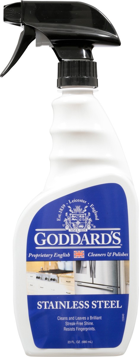 slide 2 of 9, Goddard Stainless Steel Cleaner, 23 oz