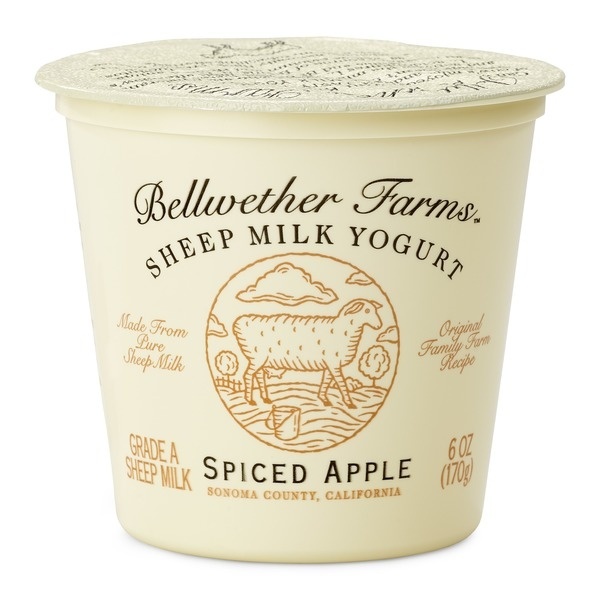 slide 1 of 1, Bellwether Farms Spiced Apple Sheep Milk Yogurt, 6 oz