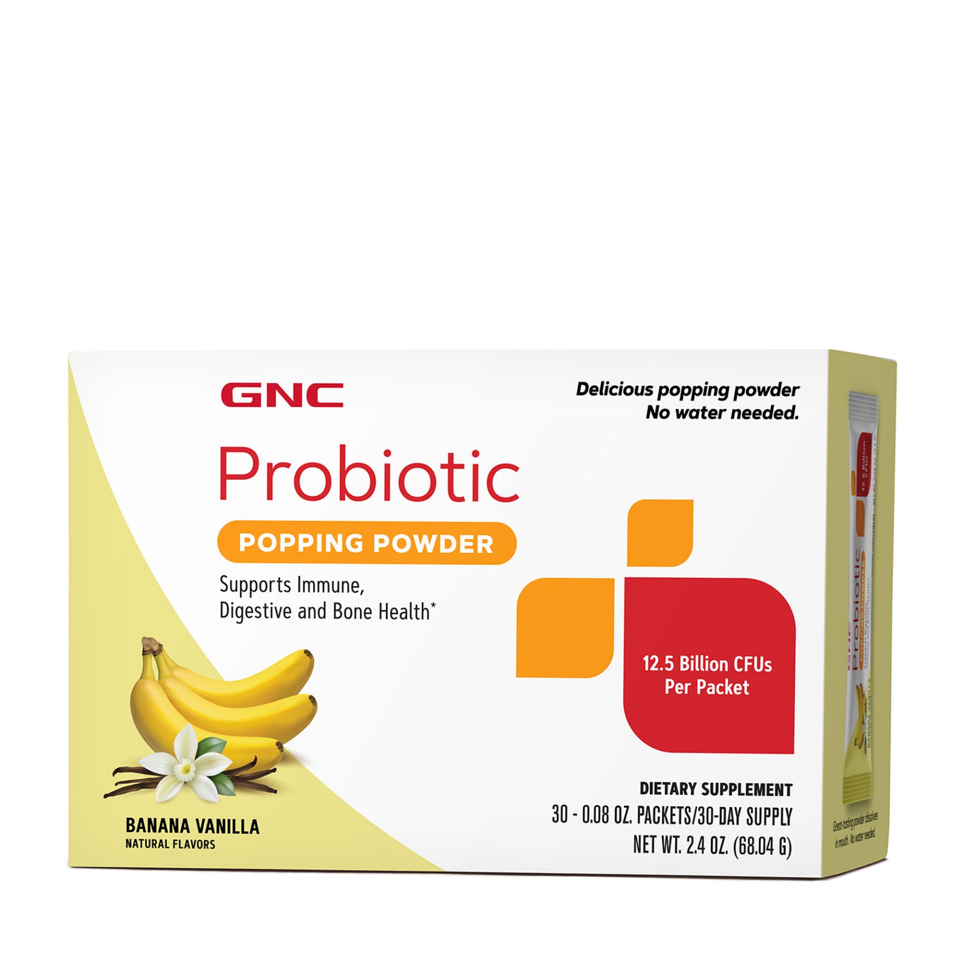 slide 1 of 1, GNC Immune Probiotic Fast Stix - Banana Vanilla, 30 ct