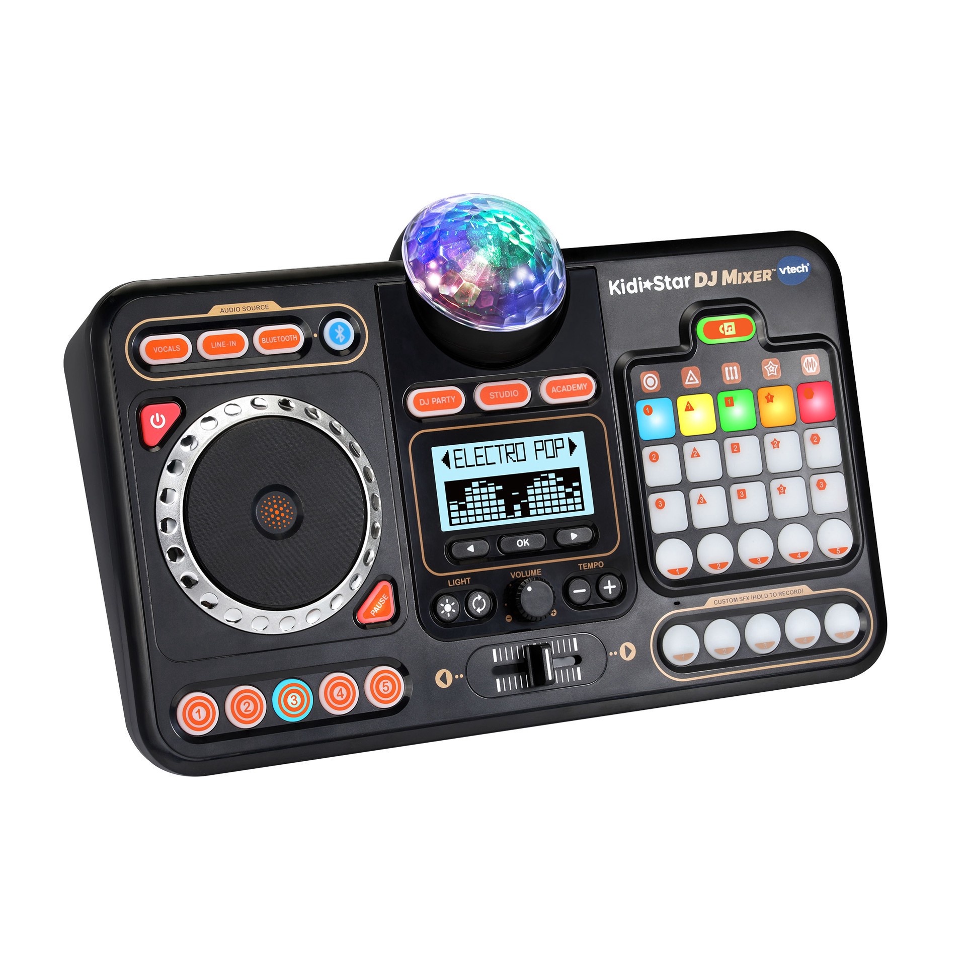 slide 5 of 5, Vtech Electronics Hk Ltd VTech KidiStar DJ Mixer Sound-Mixing Music Maker with Party Lights, 1 ct
