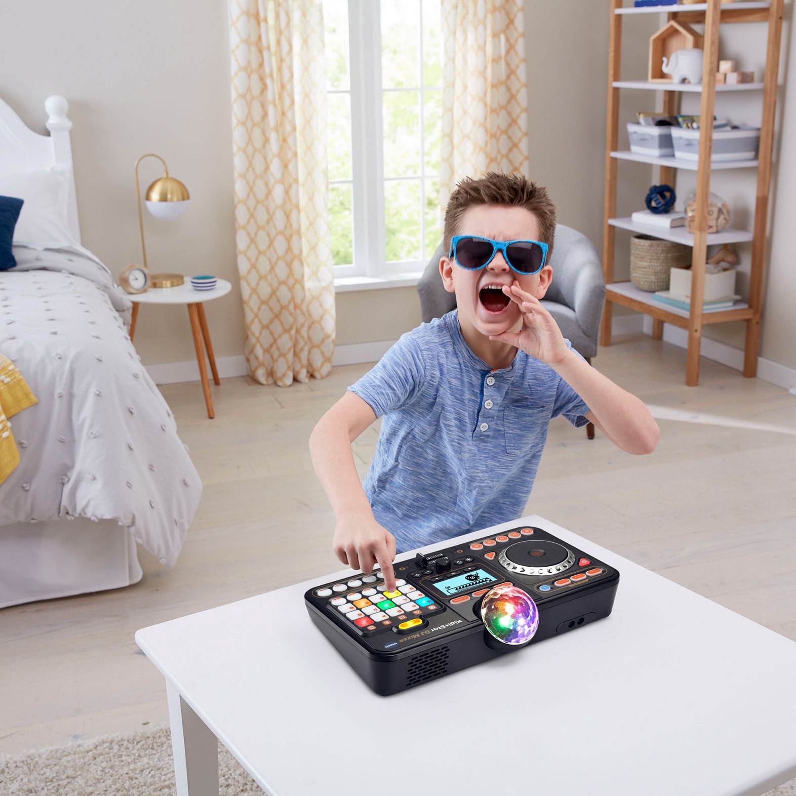 slide 2 of 5, Vtech Electronics Hk Ltd VTech KidiStar DJ Mixer Sound-Mixing Music Maker with Party Lights, 1 ct