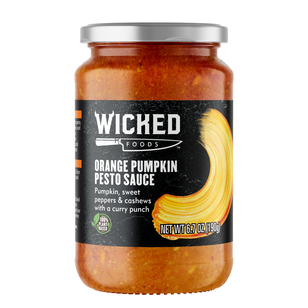 slide 1 of 1, Wicked Kitchen Wicked Foods Orange Pumpkin Pesto Sauce, 6.7 oz