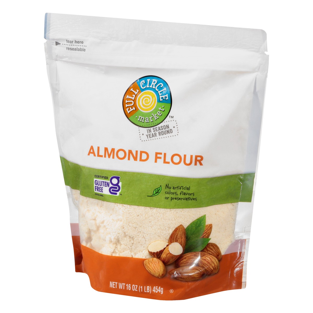 slide 7 of 9, Full Circle Market Almond Flour 16 oz, 16 oz