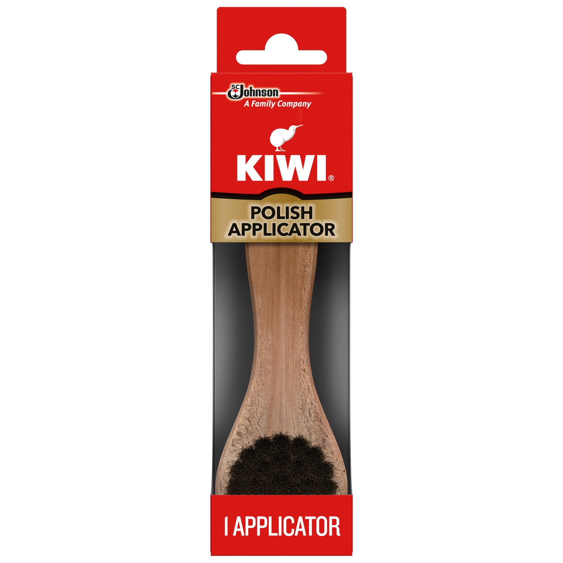 slide 3 of 5, KIWI Polish Applicator Horsehair (1 ct), 1 ct
