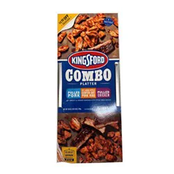 Kingsford Pulled Pork/St. Louis Style Center Cut Pork Ribs/Pulled Chicken Combo Platter 28 oz