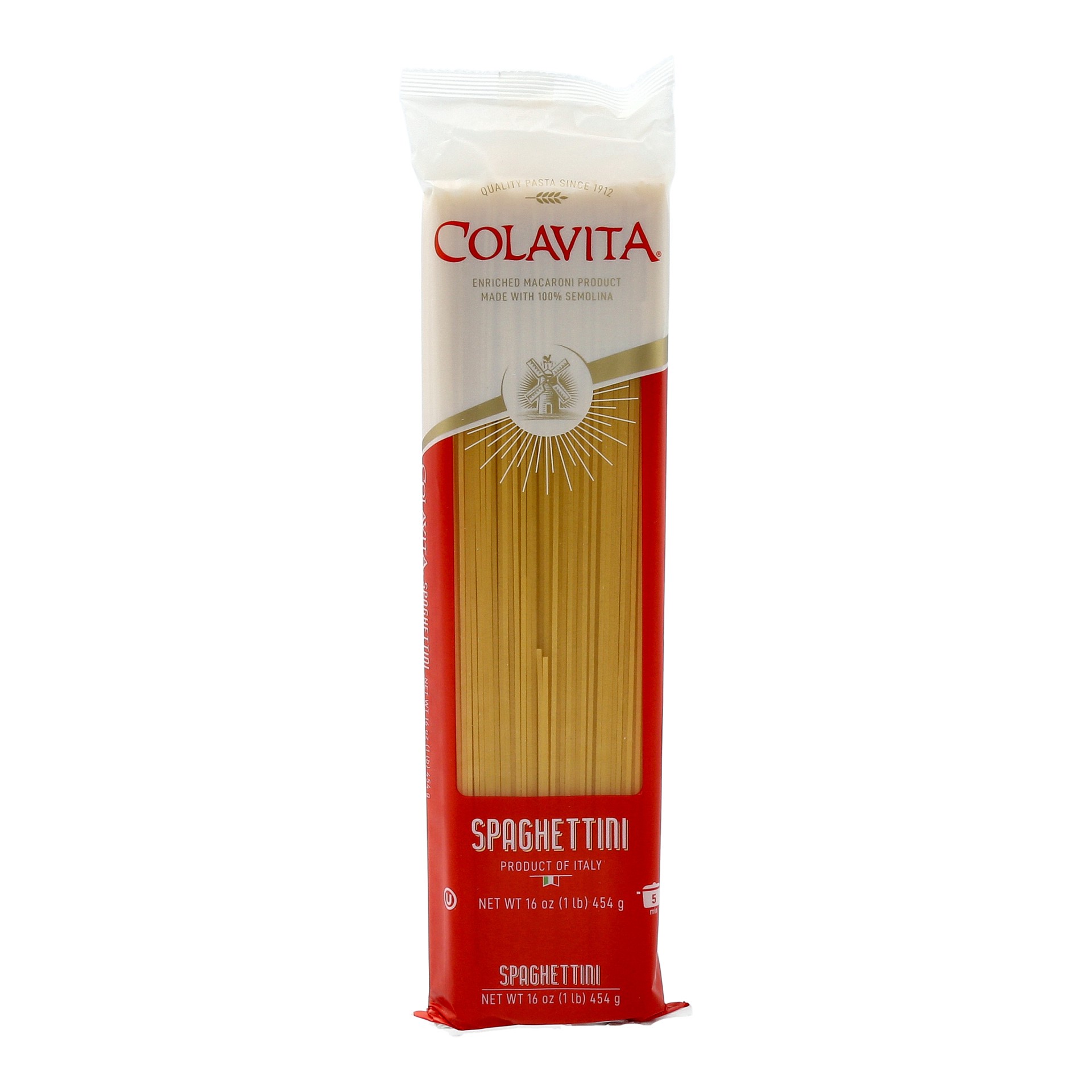 slide 1 of 5, Colavita Pasta Spaguettini, 1 lb