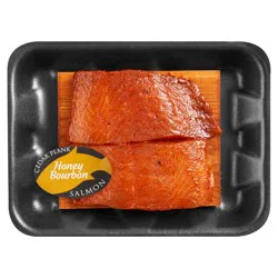 Honey Bourbon Salmon With Plank 10 oz