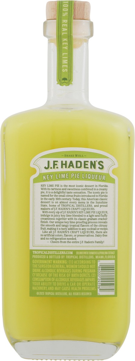 slide 3 of 11, J.F. Haden's Small Batch Key Lime Pie Liqueur 750 ml, 750 ml