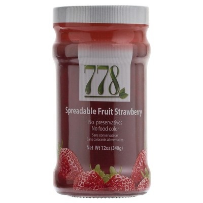 slide 1 of 1, 778 Strawberry Fruit Spread, 12 oz