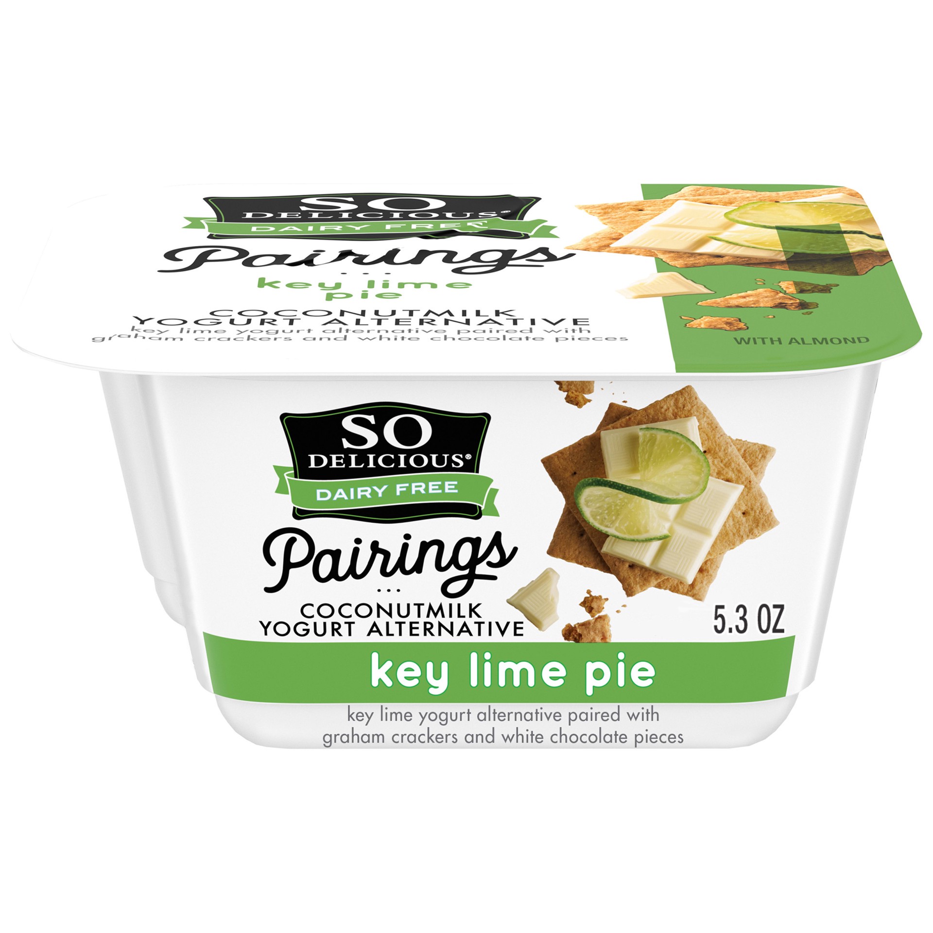 slide 1 of 5, So Delicious Dairy Free Pairings Coconut Milk Yogurt Alternative, Key Lime Pie, 5.3 oz., 5.3 oz