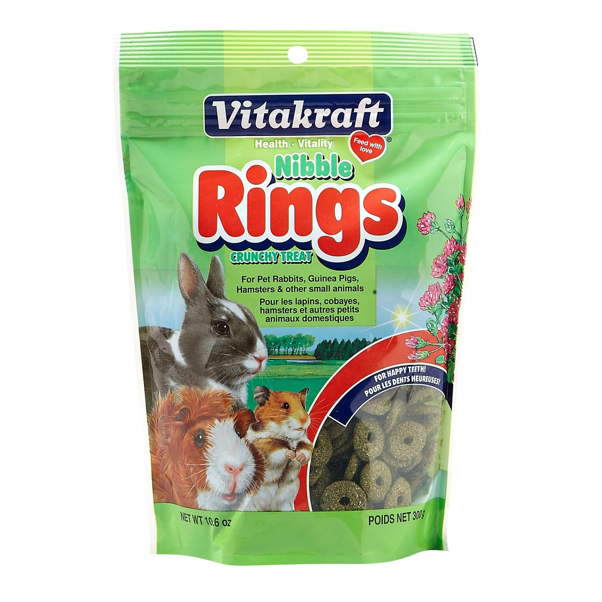 slide 1 of 1, Vitakraft Nibble Rings Treats, 10.6 oz