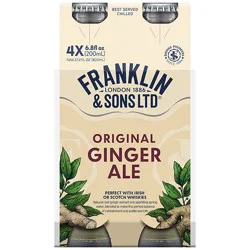 Franklin & Sons Ginger Ale 4 pk Bottles