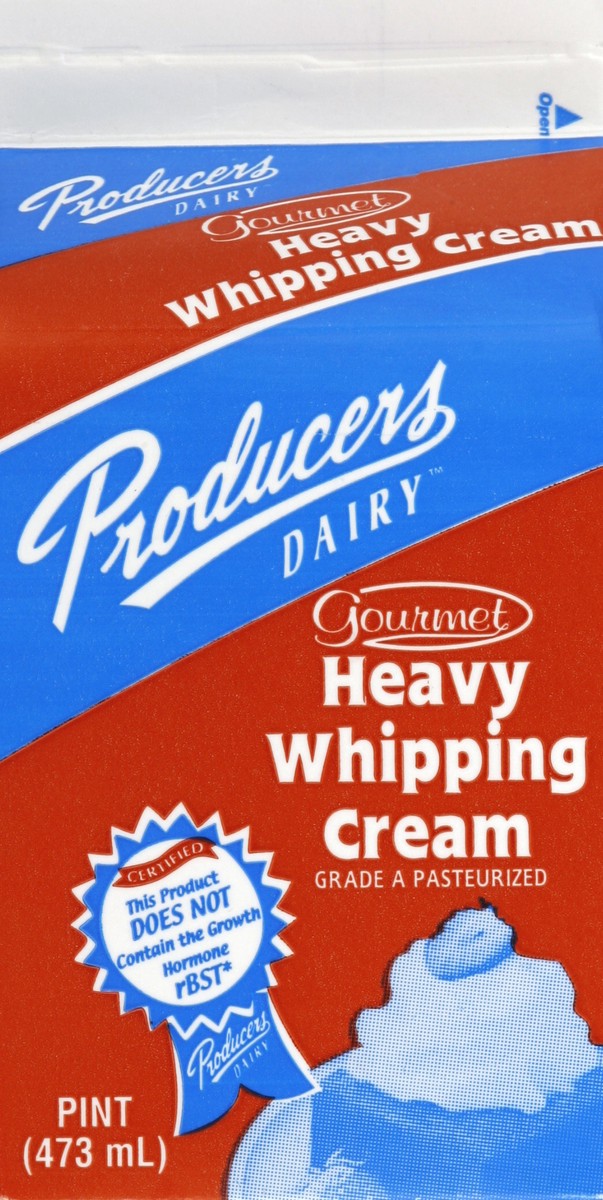 slide 2 of 4, Producers Dairy Heavy Whipping Cream, 1 pint