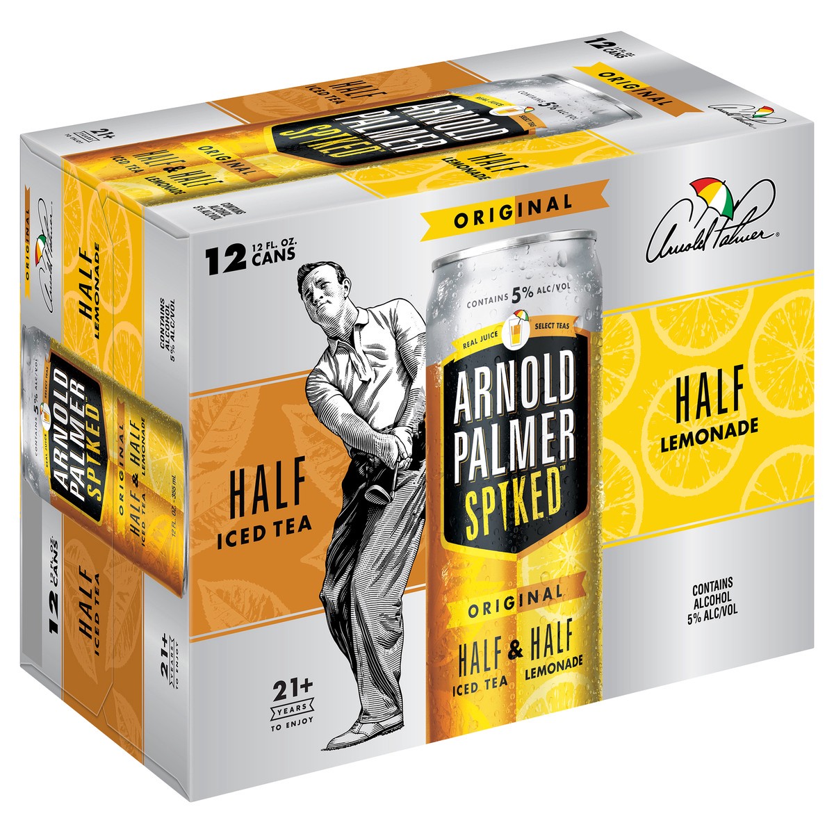 slide 1 of 5, Arnold Palmer Malt Beverage, 144 fl oz