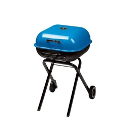 Americana Walk-A-Bout Charcoal Grill - Blue