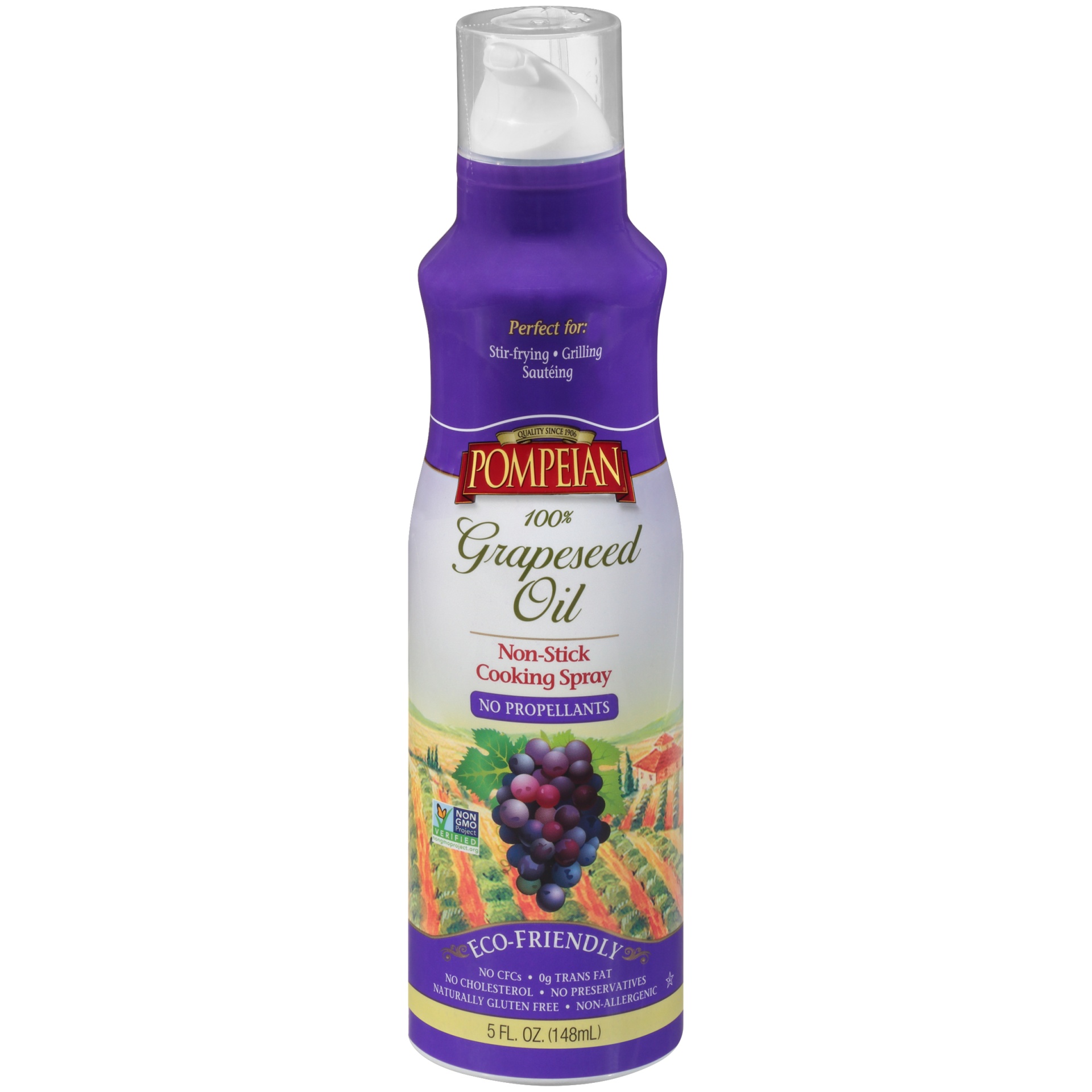 slide 1 of 2, Pompeian Grapeseed Oil Spray, 5 oz