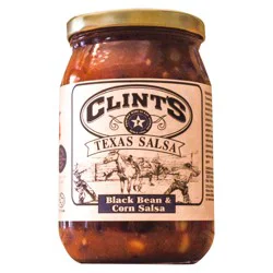 Clint's Texas Black Bean & Corn Salsa - 16 oz