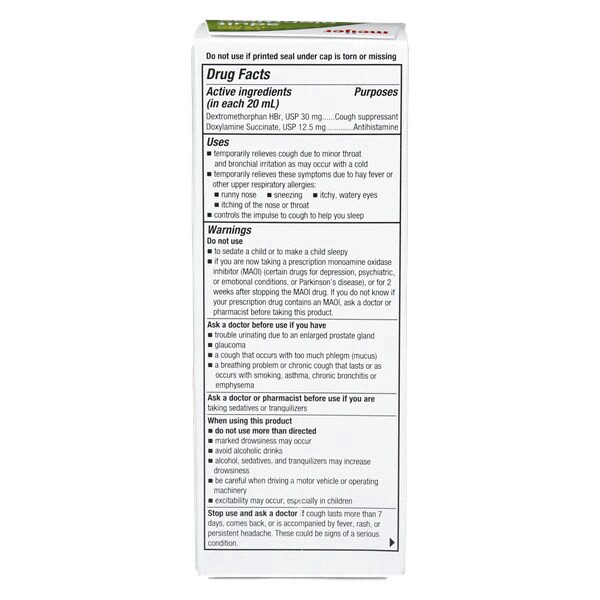 slide 4 of 9, Meijer Adult Maximum Strength Nighttime Cough DM, 4 fl oz