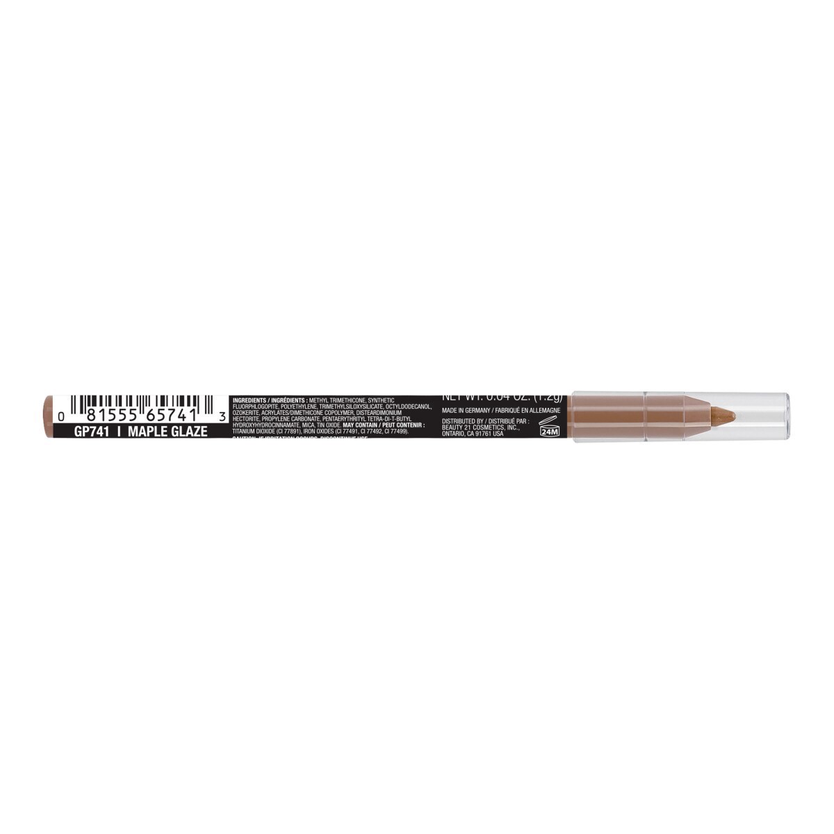 slide 3 of 5, L.A. Girl Shockwave Nude Lip Liner Maple Glaze, 1 ct