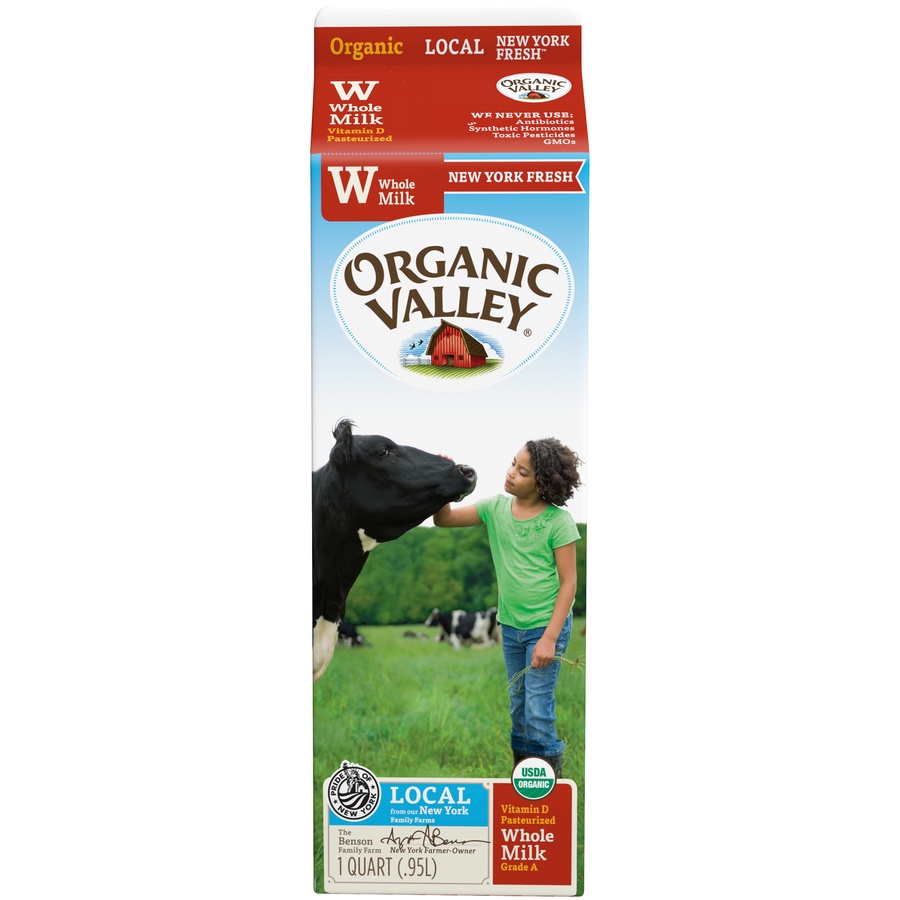 slide 1 of 3, Organic Valley Organic Vitamin D Milk, 1 qt