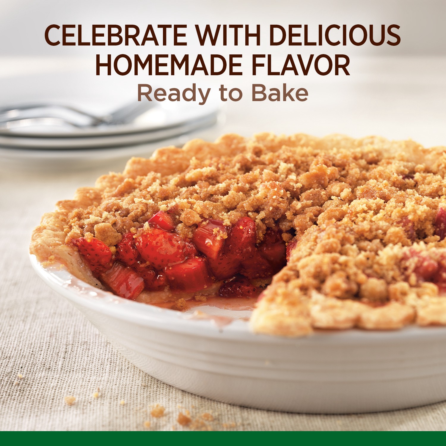 slide 3 of 5, Marie Callender's Strawberry Rhubarb Streusel Pie 33 oz, 33 oz