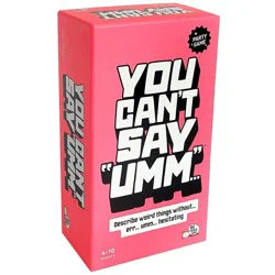 Big Potato Games 4 - 10 Players You Can't Say Umm 1 ea