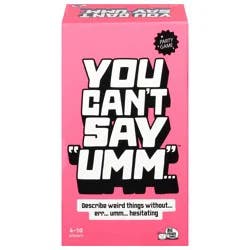 Big Potato Games 4 - 10 Players You Can't Say Umm 1 ea