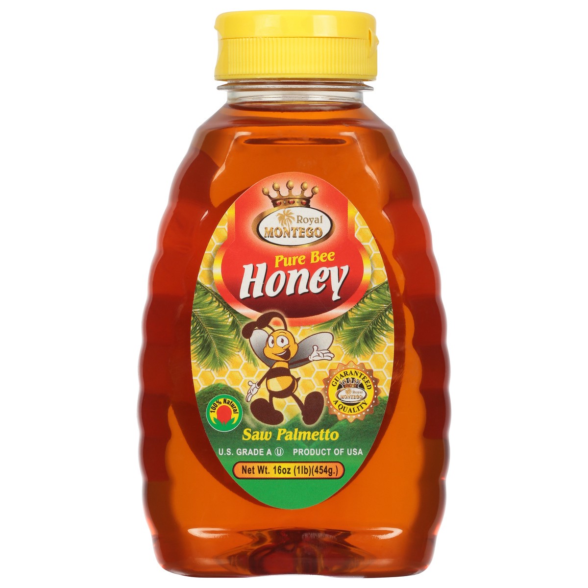 slide 4 of 4, Royal Montego Saw Palmetto Pure Bee Honey 16 oz, 16 oz