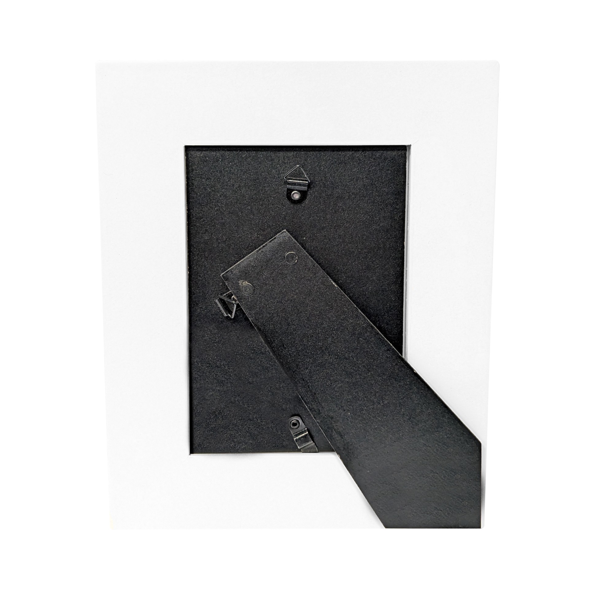 slide 5 of 6, Expressions White Frieze Frame By Studio Decor, 4 in x 6 in