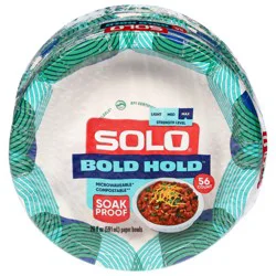 Solo Bold Hold Max Strength Paper Plates 56 ea