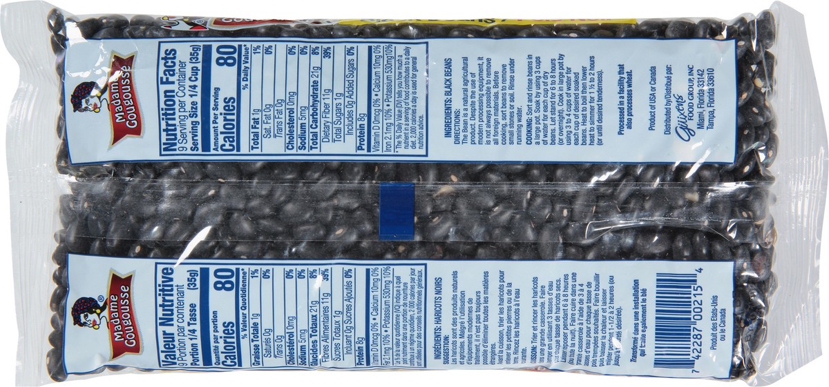 slide 5 of 11, Madame Gougousse Black Beans/Habichuelas Negras, 12 oz
