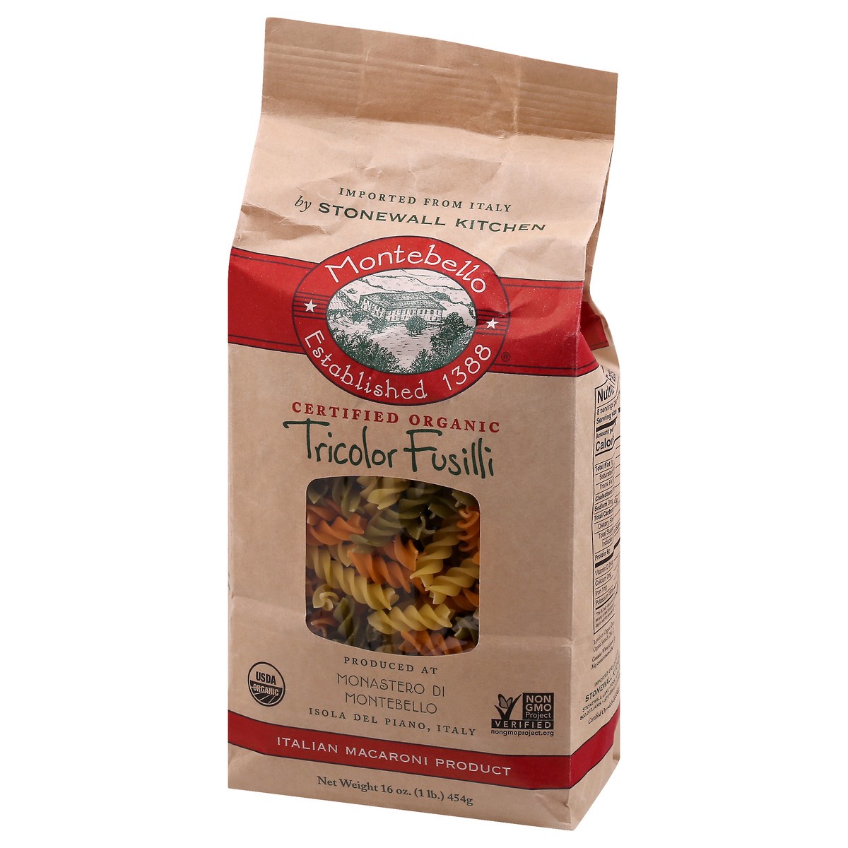 slide 9 of 11, Montebello Tricolor Fusilli 16 oz, 16 oz