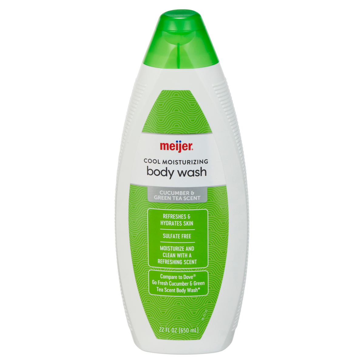 slide 1 of 21, Meijer Cool Moisture Body Wash, 22 oz