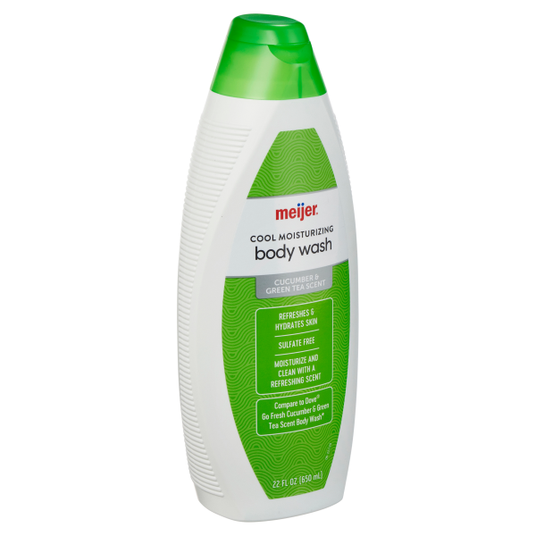 slide 18 of 21, Meijer Cool Moisture Body Wash, 22 oz
