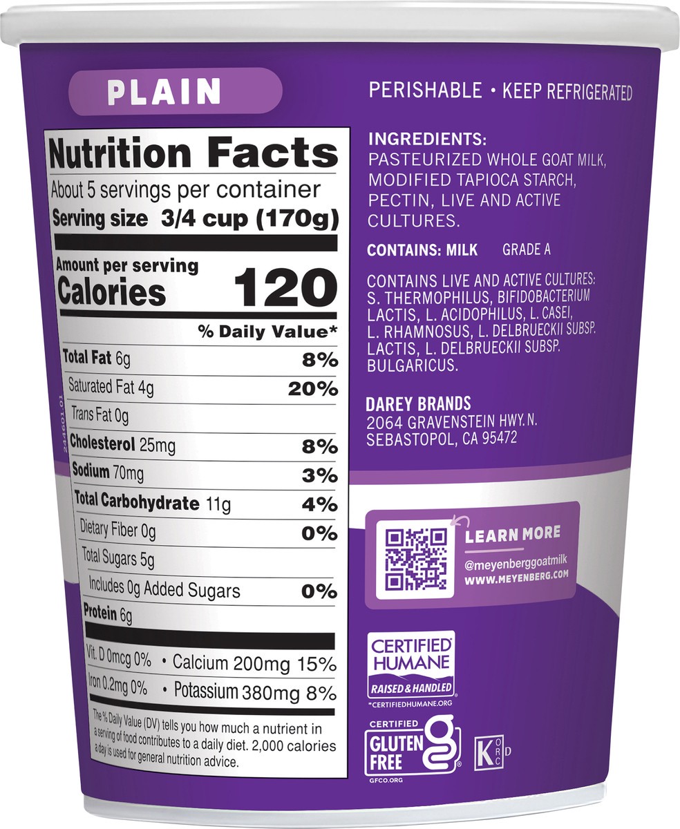 slide 9 of 9, Redwood Hill Farm Plain Goat Yogurt, 32 oz